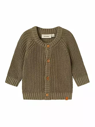 LIL ATELIER | Cárdigan de punto para bebé NBNEMLEN | olive